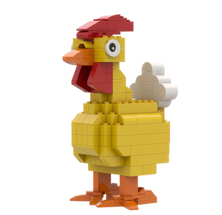 custom-chicken-building-block-set-chinese-zodiac-rooster-brick-model-oem-odm-ani-0
