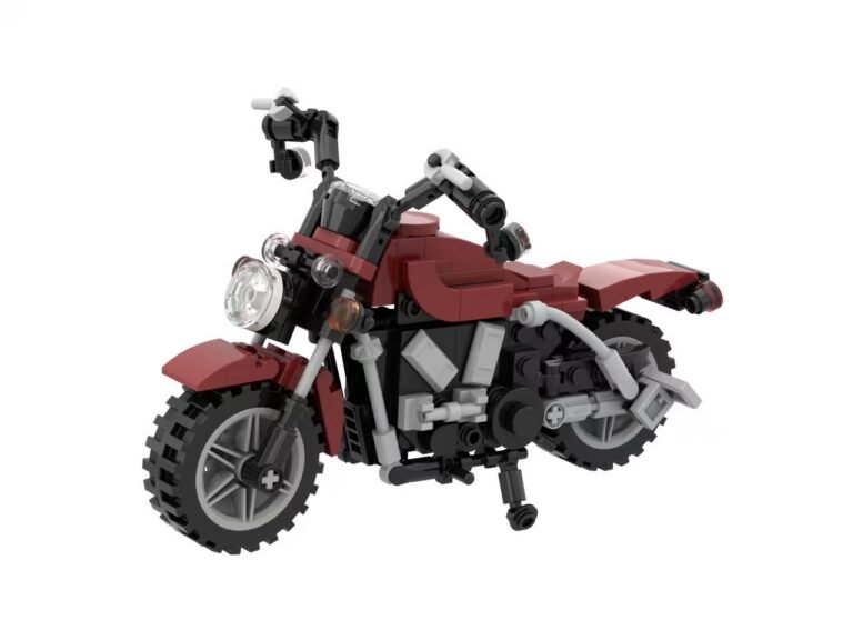 custom-cruiser-motorcycle-building-block-set-–-detailed-vehicle-collectible-mode-0