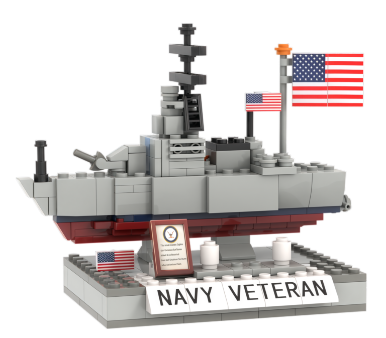 custom military vehicle building block set – veteran commemorative collection