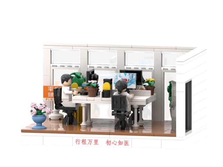 customized-hospital-office-building-block-set-–-medical-anniversary-commemorativ-0